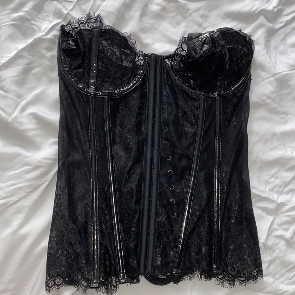 Luxe Eyelash Lace Bustier - Picture 5 of 8